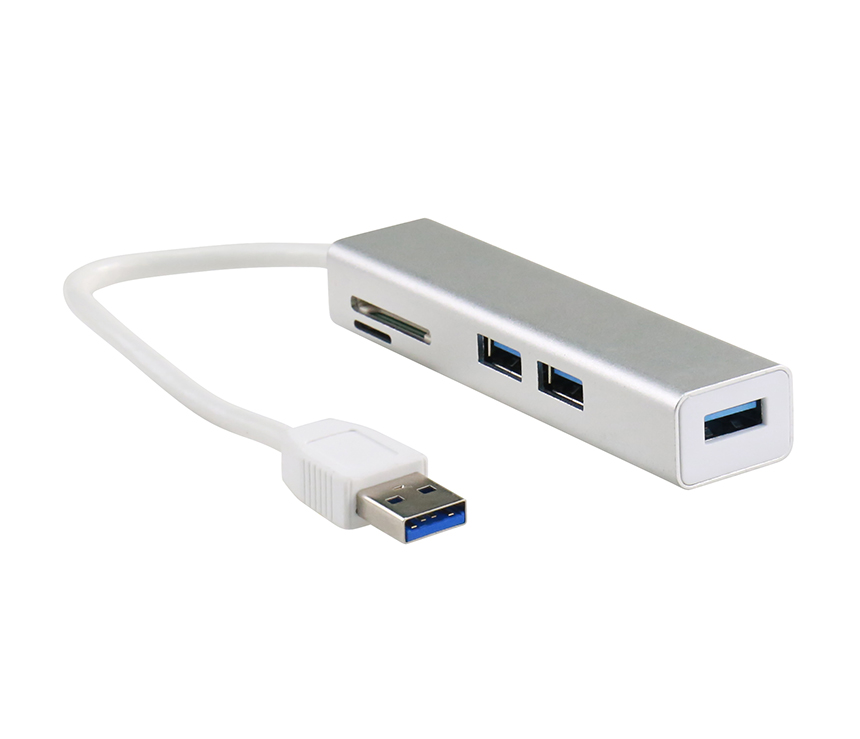 H3407 USB 3.0 Card Reader for SD/TF Cards